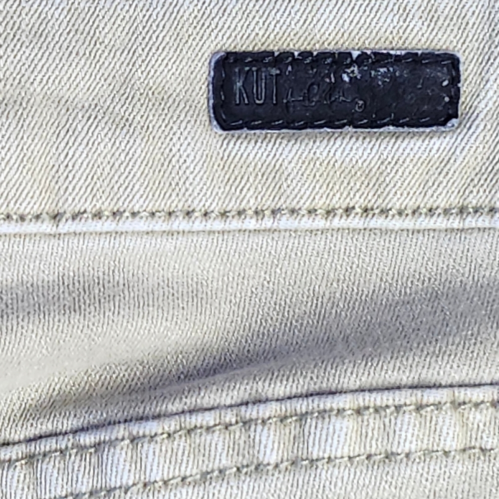 Kut from the Kloth Mid Rise Skinny Sage Green size 4 - Picture 5 of 8